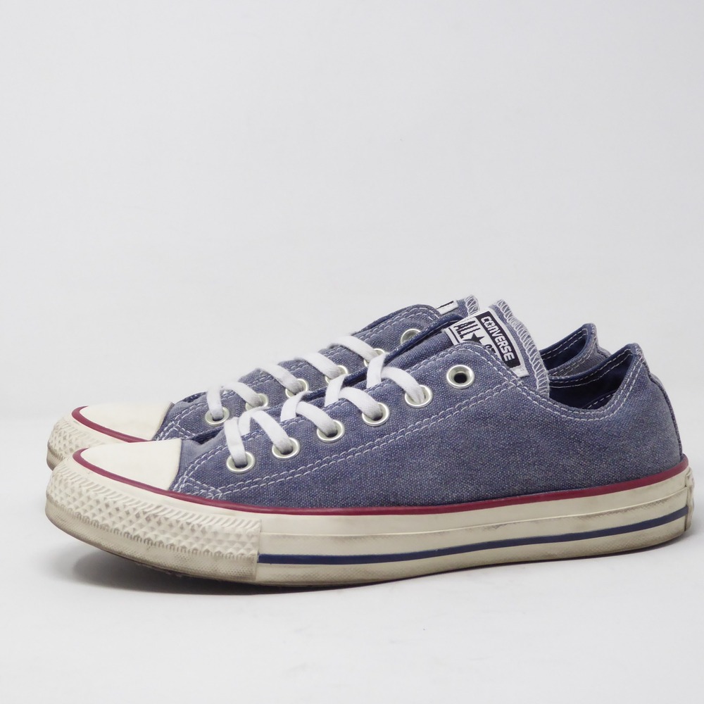 Converse Unisex Chuck Taylor All Star Low Blue Denim Chambray Mens 5 / Womens 7 - Picture 3 of 8
